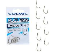 Colmic - 9 Ami da Pesca MR700 in Acciaio Carbonio Bronzo, Taglia 2/0 - Ringed, Forced, Barb - Ultraleggeri e Resistenti - Ideali per Pesca in Mare - Prodotto Ufficiale Colmic (4)