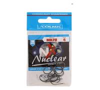 Colmic - Ami da Pesca MR70 in Acciaio Carbonio Black Nickel - Flatted, Forced, Barb - Robusti e Affidabili per Pesca in Mare e Acque Dolci - Prodotto Ufficiale Colmic (Taglia 4-10 pcs)