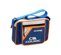 Colmic ATENE | Borsa Pesca Tracolla Blue Grey, Zip ABS Anti-Shock | Borsa Tecnica da Pesca, Spinning, Accessori, Shoulder Bag Outdoor | 27x8x19 cm Rinforzata