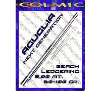 Colmic Canna da Pesca Aguglia Nx 5 m 20-100 g per Surfcasting a Sezioni Separate per Pesca a Fondo in Mare