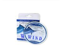 Colmic - Filo Fluorocarbon WIND 100% Invisibile in Acqua - Bobina 50 m - Alta Resistenza, Low Stretch, Extra Strong - Made in Japan - Ideale per la Pesca in Mare e Acque Dolci (⌀ 0,35)