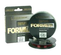 Colmic Former Evolution - Monofilo Giapponese Doppia Siliconatura, Alta Resistenza, Rosso Scuro Mimetico - Bolognese, Match, Carpa, Siluro, Surf Casting - Bobina 150 m - Ø 0.200 mm