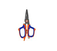 Colmic GRIP Scissors - Forbici da Pesca Professionali per Trecciato e Monofilo, Lame Resistenti, Impugnatura Ergonomica Antiscivolo - Accessorio Pesca Colmic (GRIP Allround Scissors 6”)