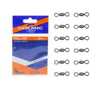 Colmic Rolling Girella Doppia Antitorsione - Accessorio Terminale Pesca in Acciaio Inox - 10/12/24 Pezzi - Testata Fino a 60 kg - Misure da 6 a 24 - Prodotto Ufficiale (24)