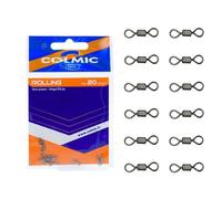 Colmic Rolling - Girella Doppia Antitorsione in Acciaio Inox - Accessorio per Terminali da Pesca - Testata fino a 60 kg - Misure dalla 6 alla 24 - Prodotto Ufficiale (20)
