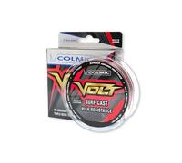 Colmic VOLT Surf Cast - Monofilo da Pesca in Nylon Made in Japan - Alta Resistenza all’Abrasione, Anti Twist, Fluorine Resin Coated - Bobina 150m / 300m / 1000m / 2000m (1000 mt - ⌀ 0,188)