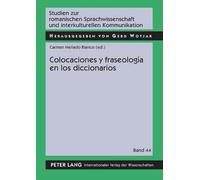 Colocaciones y fraseología en los diccionarios (Tascabile)