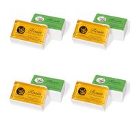 Colofonia Naturale per Violino, Viola e Violoncello - Colofonia naturale chiara per Archi poco polverosa - Colore Giallo - Confezione da 4 Pezzi (KIT - 4 Pezzi)