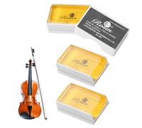 Colofonia naturale per violino, violoncello, violino polveroso con custodia chiara e bassa polvere per migliorare il suono, colofonia, violino violoncello, accessori per carezze, resina naturale
