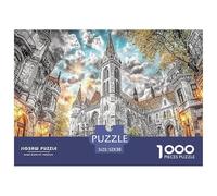 Cologne Cathedral Dynamic 1000-Piece Jigsaw Puzzles for Adults A Treasury of Challenging Puzzle Games for Women And Men - An Excellent Shared Hobby for Adults And Kids Age 12 Years And Up 52x38