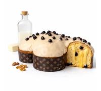 Colomba Artigianale con Latte e Burro di Bufala - Crema e Amarena - Pasticceria La Torraca - 1,2 Kg - Alta Qualità - Cilento - Campania