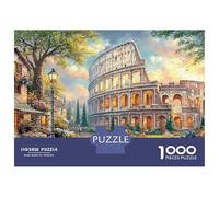 Colomba colorata giardino Puzzle 1000 Pezzi Via Colosseo Cartone Riciclato Per 12 Anni E Oltre Senza Spigoli Taglienti Antinoia Pezzi Unici 52x38cm/1000pcs