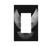 Colomba con ali diffondere interruttore della luce piastra da parete piastra frontale copertura singola bilanciere 1 banda decoratore presa coperture per la casa cucina camera bagno Decor