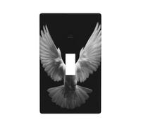 Colomba con ali diffondere interruttore luce copertura decorativa singola levetta 1 banda piastra da parete per cucina casa colonica camera da letto bagno decorazione artistica