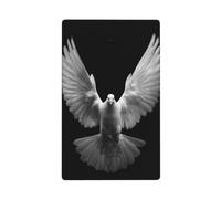 Colomba con ali diffusione singola levetta vuota parete piastra interruttore luce copertura decorativa 1 banda per cucina camera bagno dimensioni 11,4 x 7 cm