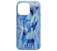 Colomba con testo celtico della pace in toni blu Custodia per iPhone 14 Pro Max
