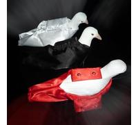 Colomba con una mano che appare tasca trucchi magici mago una mano colomba borsa palcoscenico illusioni stradali accessori espediente puntelli (bianco)