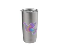 Colomba della Pace Tie Die Peace Colomba Bicchiere termico in acciaio inox doppia parete