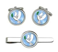 Colomba Di Noah E Pace Gemelli E Fermacravatta Set