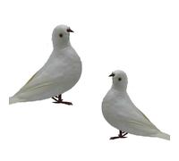 Colomba di pasqua bianca decorazioni pasquali arredo casa idea regalo set da 2