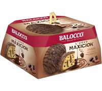 Colomba L'uovo Maxiciok per Balocco, Dolce Pasquale con Crema al Latte e Cioccolato Fondente, 750g