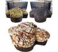 Colomba Pasquale Artigianale 1kg - Colomba Classica, al Pistacchio, al Cioccolato - Dolce Pasquale. (CLASSICA)