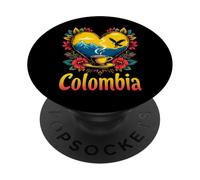 Colombia Amore Cuore PopSockets PopGrip Adesivo