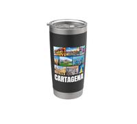 Colombia Cartagena Bicchiere termico in acciaio inox doppia parete