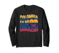Colombia en Mi Corazón Orgoglio Colombiano Maglia a Manica