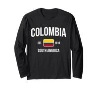 Colombia Fondata nel 1810 Sud America Maglia a Manica