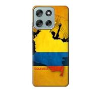 Colombia Football Soccer Map Flag Case Cover Custodia per Motorola Moto G56