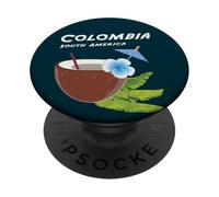 Colombia Sud America Noce di Cocco Medellín Cali Ricordo PopSockets PopGrip Adesivo