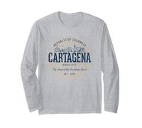 Colombia Vintage Cartagena retrò Maglia a Manica