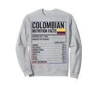 Colombian Valori nutrizionali Cibo Camiseta Comida Colombia Felpa