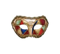 Colombina - Accessorio per costume di carnevale di Halloween - Carnevale di Venezia - Tradizionalmente fatto a mano