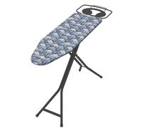 COLOMBO Asse da Stiro JUPITER 120x40 cm - Regolabile in Altezza 6 Posizioni fino a 95 cm, Porta Caldaia con Barra Portagrucce, Foderina 100% Cotone Biologico, Struttura Robusta Ø28 mm, Made in Italy