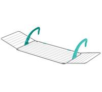 Colombo Balcony 18 | Stendibiancheria da balcone con ali | Bracci super resistenti | Bracci regolabili| Facile da aprire e chiudere | 18 Metri di Spazio Utile | Prodotto in Italia