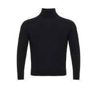 Colombo Black Cashmere Turtleneck - IT60 | 4XL