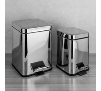 Colombo Design Alizé Poubelle Pattumiera 6 Lt Cromato Codice Prod: B92110cr