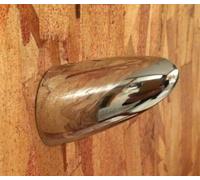 COLOMBO DESIGN AT17 / V "VELA" APPENDIABITI DA PARETE IN OTTONE CROMATO