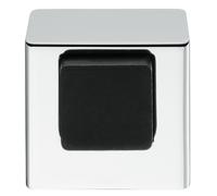 COLOMBO DESIGN Fermaporta quadro da terra mat. OTTONE col. CROMO MAT SATINATO