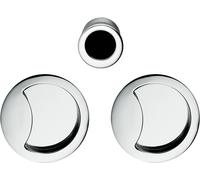 COLOMBO DESIGN Kit Maniglia Da Incasso OPEN tonda cieca con maniglietta di