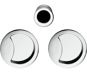 COLOMBO DESIGN Kit Maniglia Da Incasso OPEN tonda cieca con maniglietta di