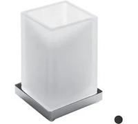 Colombo Design Look Porta Bicchiere Appoggio Grafite/vetro Satinato Grafite Codice Prod: B16410gl-Van