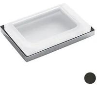 Colombo Design Look Porta Sapone Appoggio Vetro Satinato Grafite Codice Prod: B16400gl-Van