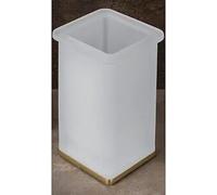 Colombo Design Lulu' Porta Bicchiere Da Appoggio Vetro Satinato Oro Codice Prod: B62410hps-Van