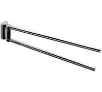 Colombo Design Luna Porta Salviette Doppio A Snodo 40 Cm Cromato Codice Prod: B01120cr