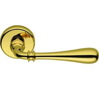 COLOMBO DESIGN Maniglia IDA coppia con rosette e bocchette tonde foro patent