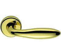 COLOMBO DESIGN Maniglia MACH coppia con rosette e bocchette tonde foro patent