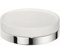 Colombo Design Nordic Porta Sapone D'Appoggio Vetro Satinato Cromato Codice Prod: B52400cr-Cbo